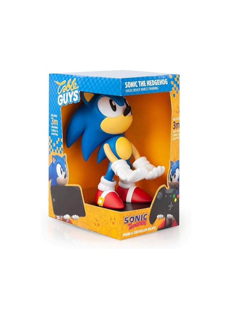 Exquisite Gaming Collectible Sonic The Hedgehog Cable Guy Device Holder - Works With Playstation And Xbox Controllers All Smartphones Classic Not Machine Specific