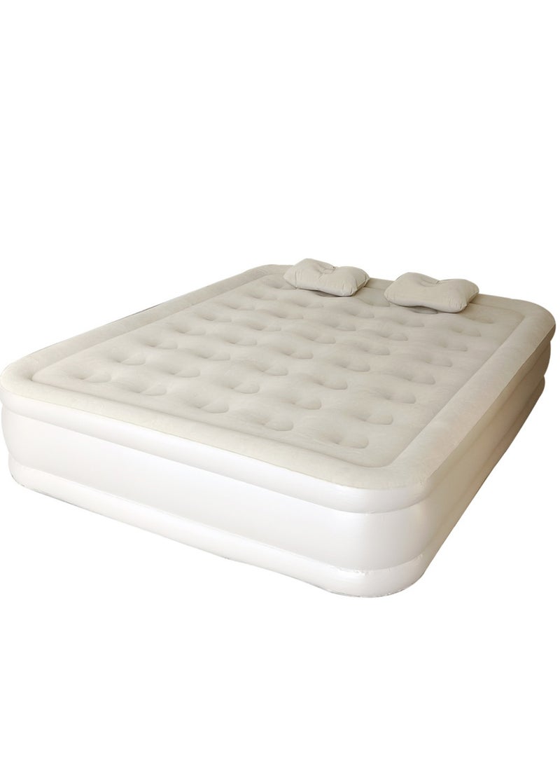 Inflatable Mattress with Pump Portable Outdoor Air Mattress Foldable