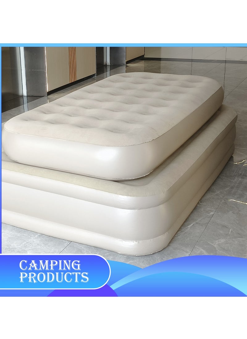 Inflatable Mattress with Pump Portable Outdoor Air Mattress Foldable