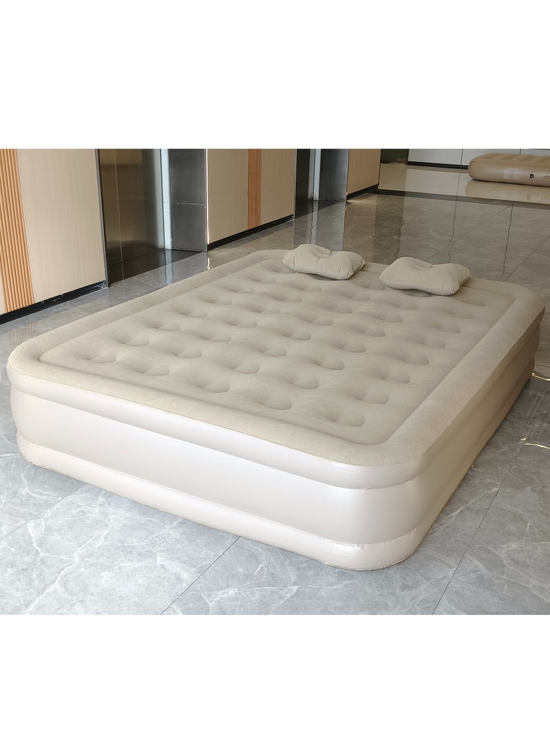 Inflatable Mattress with Pump Portable Outdoor Air Mattress Foldable