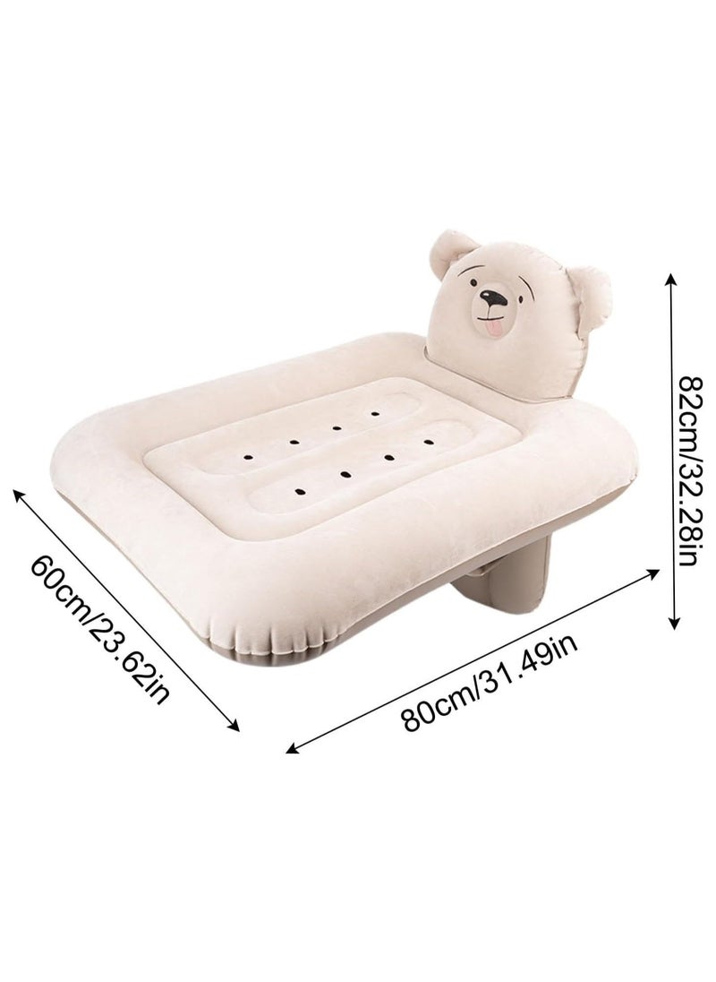 Inflatable Airplane Bed for Kids Baby Travel Plane Bed with Hand Pump Kids Bed Fits Most Airplane Seats Car Seat for Convenient Toddler Travel Seat Belt and Carry Bag