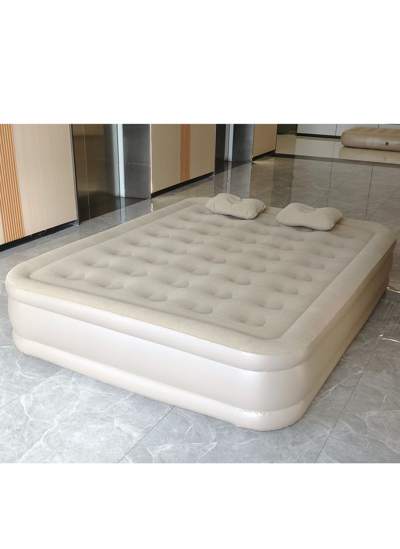 Inflatable Mattress with Pump Portable Outdoor Air Mattress Foldable