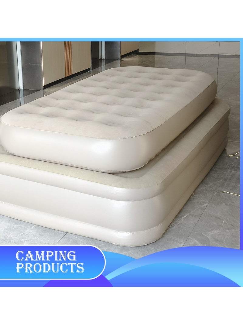 Inflatable Mattress with Pump Portable Outdoor Air Mattress Foldable