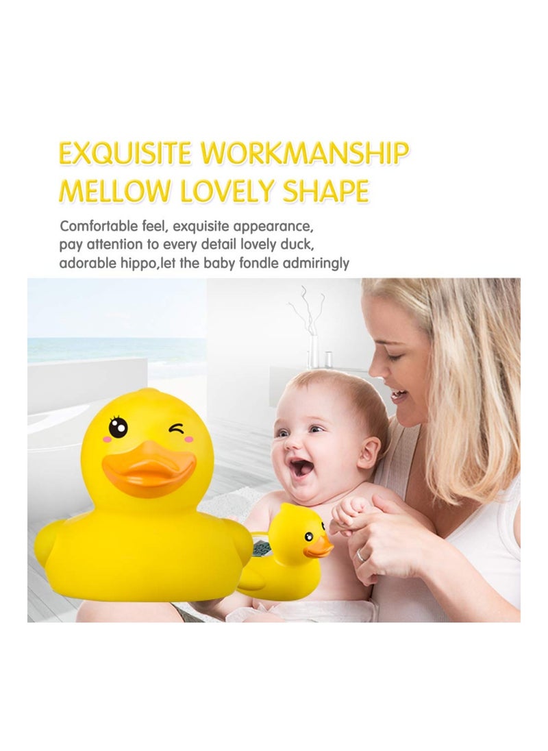 Baby Thermometer, The Infant Baby Bath Floating Toy Safety Temperature Thermometer (Cute Duck)