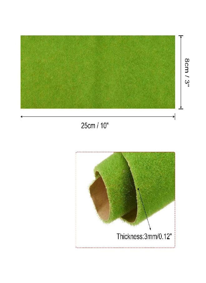 MECCANIXITY Artificial Model Grass Mat 2pcs 3