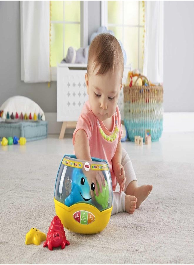 Fisher-Price Laugh & Learn Baby & Toddler Toy Magical Lights Fishbowl With Smart Stages Learning Content For Ages 6+ Months