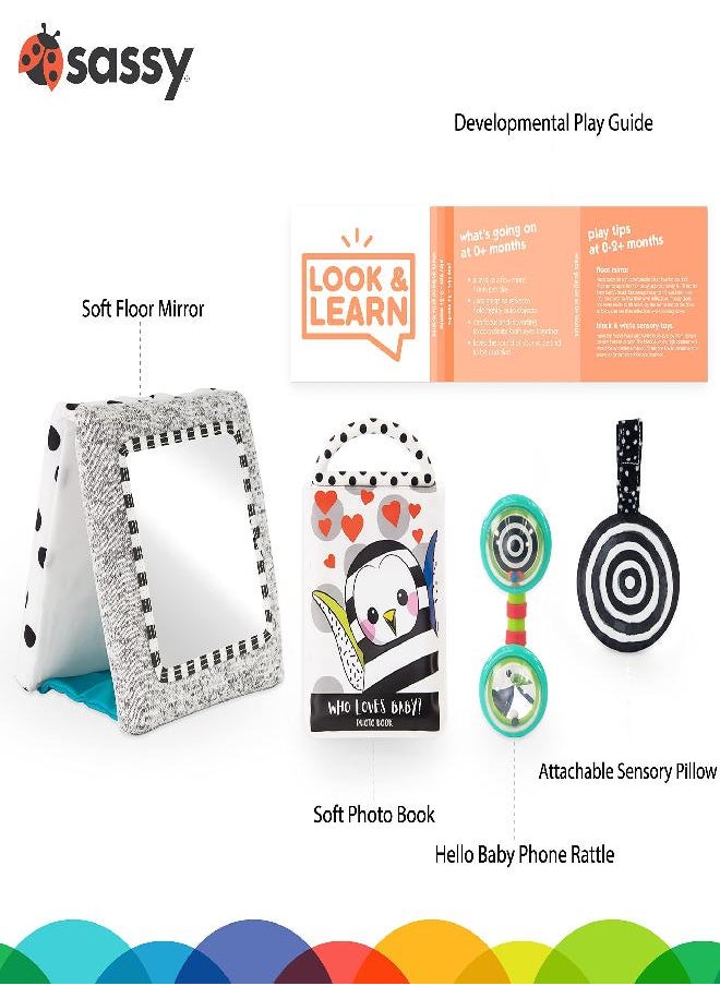 Sassy Look & Learn Baby Box - 0+ Months