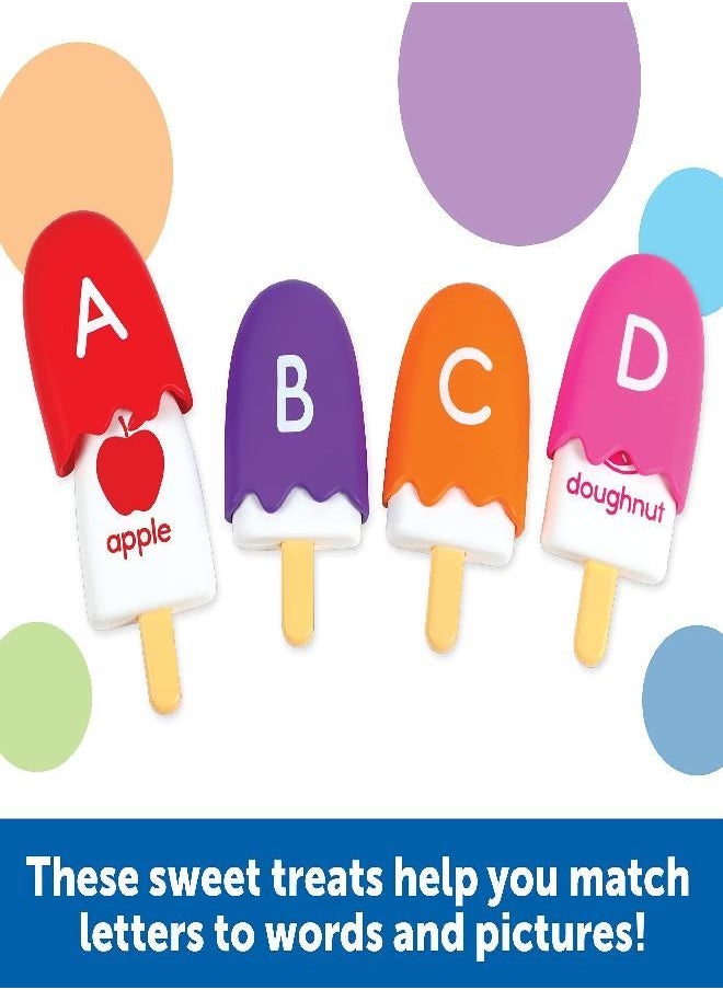 Learning Resources Mini ABC Pops, 52 Pieces, Ages 3+, Alphabet Recognition, Fine Motor Skills Toys, Toddler Learning Toys, Montessori Toys for Kids