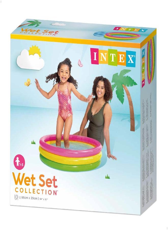 Intex Sunset Glow Baby Pool (34 in x 10 in)