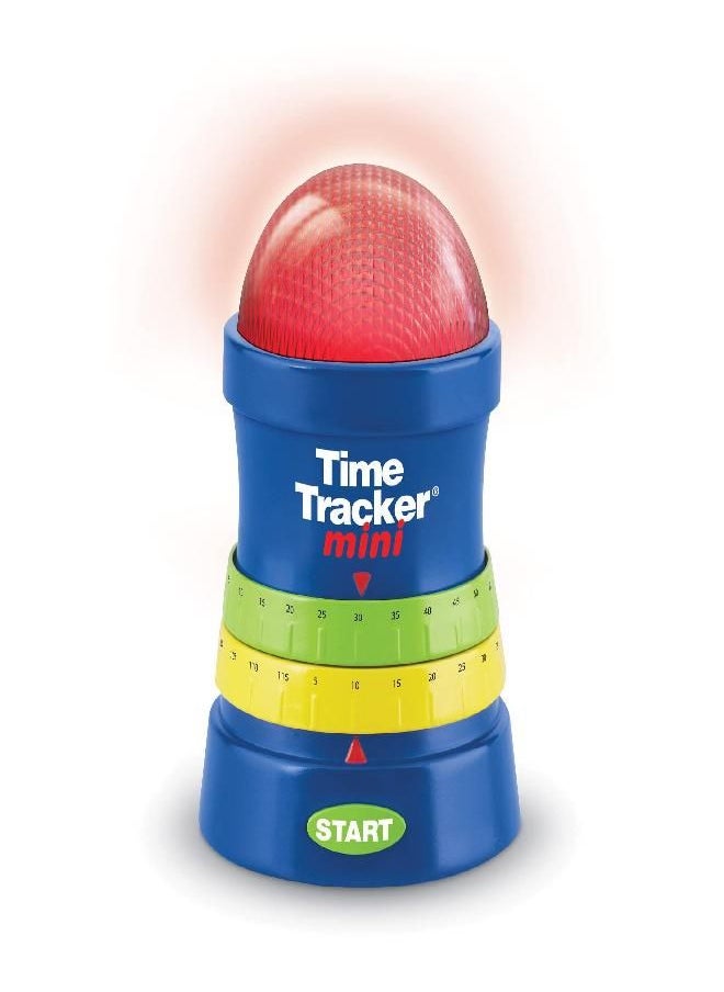 Learning Resources Time Tracker Mini Visual Timer, Classroom Timer, Hand Washing Timer, Auditory and Visual Cue, Ages 3+