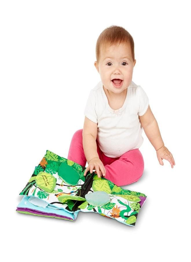 Melissa & Doug Soft Activity Baby Book - The Wonderful World of Peekaboo! - Lift The Flap Busy Book For Toddlers, Sensory Toys For Babies And Toddlers