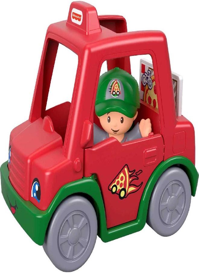 Fisher-Price Toddlers Can Deliver Hot and Delicious Pizzas with This Little People Pizza Delivery Car!