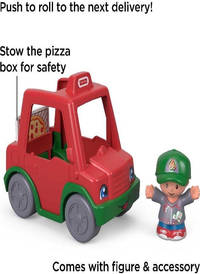 Fisher-Price Toddlers Can Deliver Hot and Delicious Pizzas with This Little People Pizza Delivery Car!