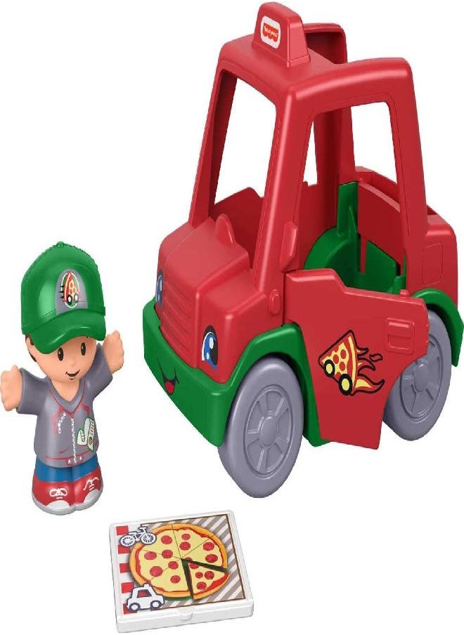 Fisher-Price Toddlers Can Deliver Hot and Delicious Pizzas with This Little People Pizza Delivery Car!