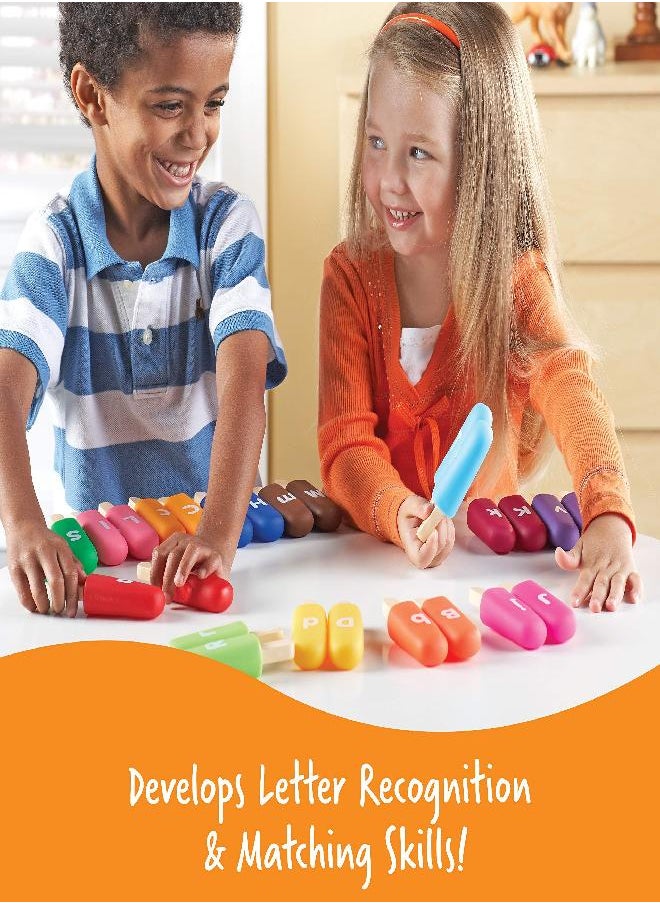 Learning Resources Smart Snacks Alpha Pops, 26 Pieces, Age 2+, Toys for Toddlers, Toddler Alphabet, Learning ABC, Learning Toys