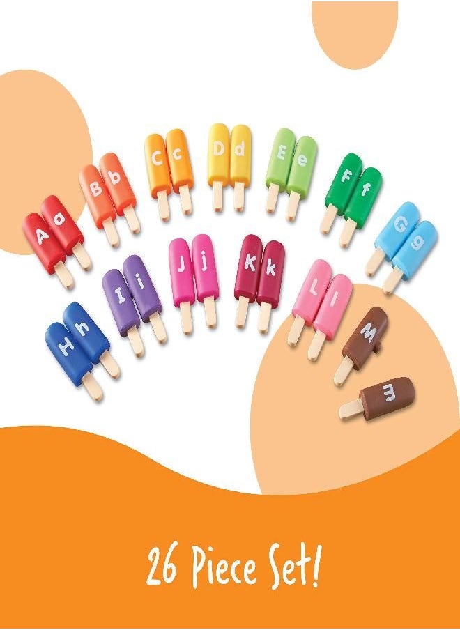 Learning Resources Smart Snacks Alpha Pops, 26 Pieces, Age 2+, Toys for Toddlers, Toddler Alphabet, Learning ABC, Learning Toys