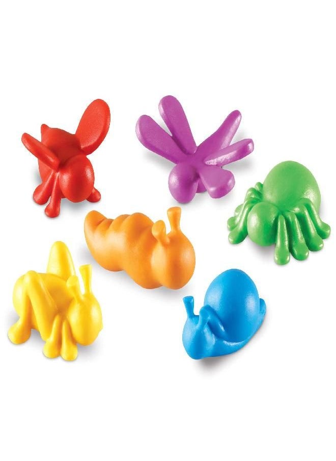 Learning Resources in The Garden Critter Counters - 72 Pieces, Ages 3+ Toddler Learning Toys, Math Games for Kids, Math Manipulatives