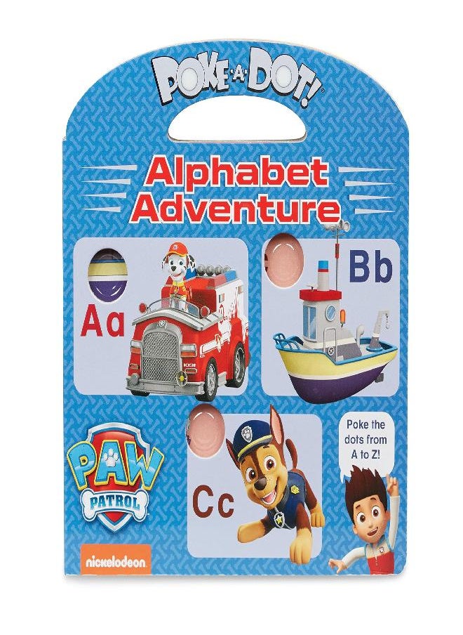 Melissa & Doug PAW Patrol Children's Book - Poke-A-Dot: Alphabet Adventure - PAW Patrol Activity Book, PAW Patrol Books For Preschoolers, ABC Books For Toddlers Ages 1+