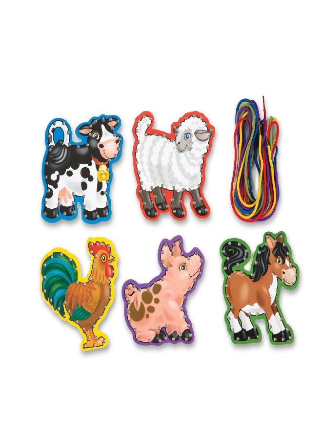 Melissa & Doug Farm Animals Lace and Trace Panels, 1 EA