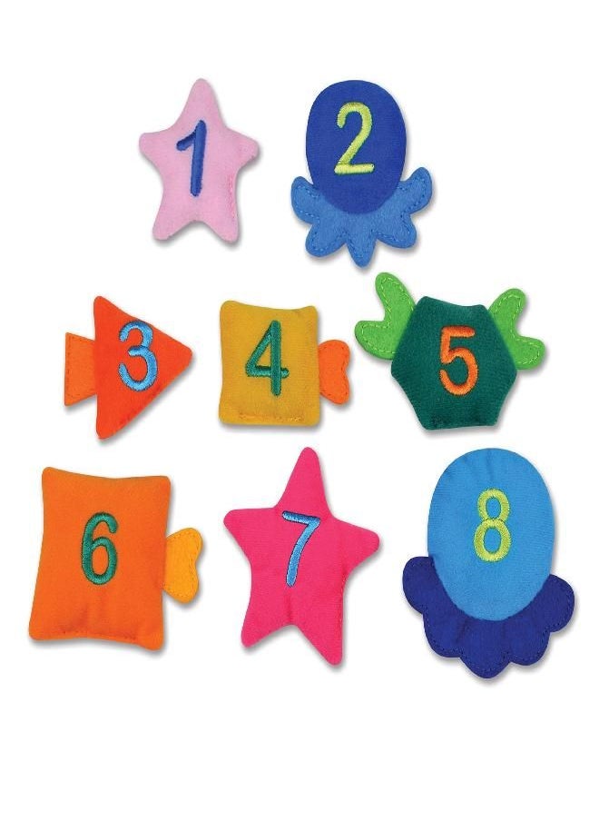 Melissa & Doug K's Kids Fish and Count Learning Game With 8 Numbered Fish to Catch and Release