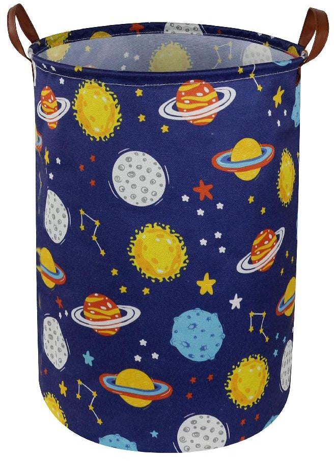 ESSME Kids Laundry Basket,Boys Hamper Waterproof Kids Hampers for Boy Space Room Decor, Nursery Hamper,Toy Storage Baskets,Gift Baskets,(Space)