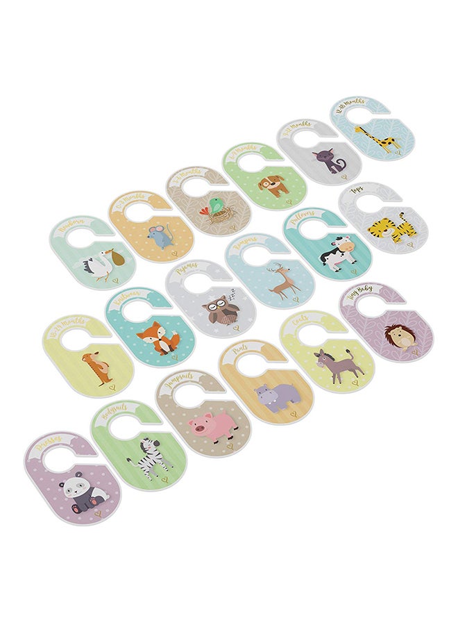 18-Piece Garments Size Dividers Set