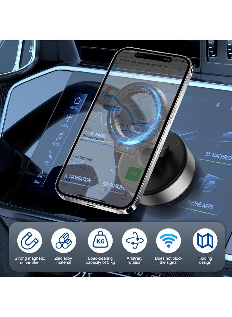360 Rotation Magnetic Phone Holder(Silver)