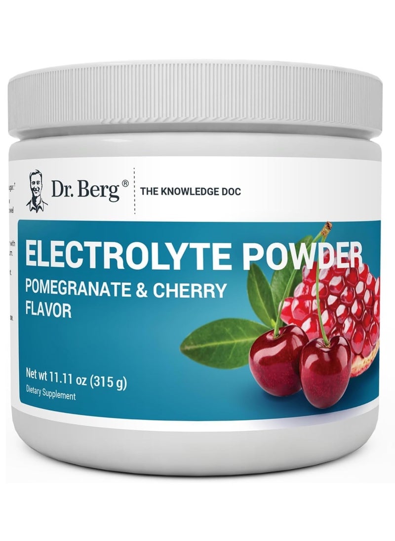 Electrolyte Powder Pomegranate and Cherry Flavor, 315 Grams