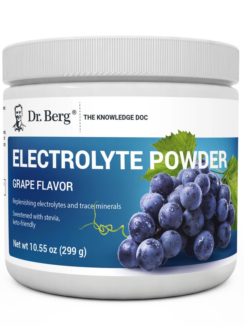 Electrolyte Powder Grape Flavour Comprehensive Electrolyte Blend 290 g