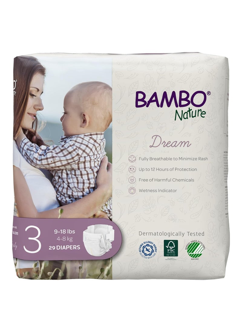 Pack Of 174 Premium Baby Diapers, Size 3