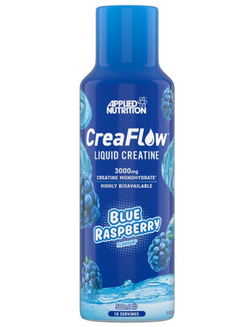 Creaflow Liquid Creatine Support Muscle Growth Blue Raspberry 500 ML