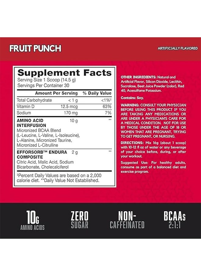 BSN Amino X - Fruit Punch - 30 Servings