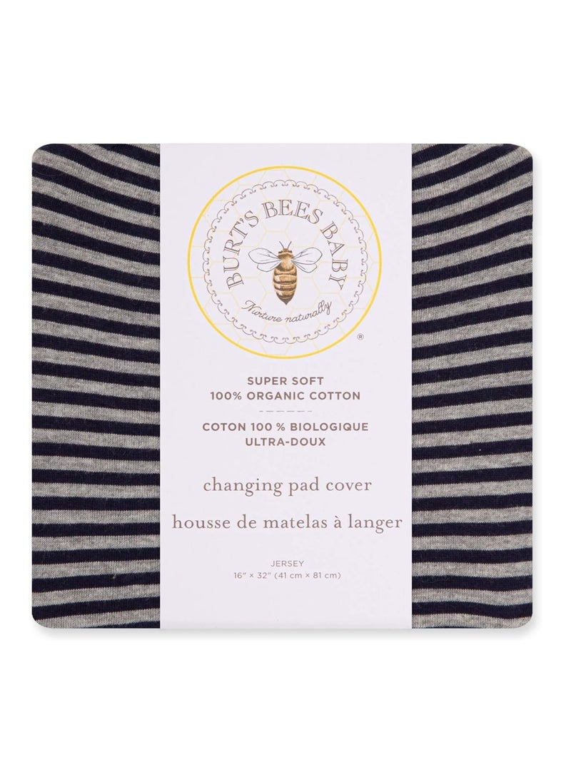 Baby Changing Pad Cover 100% Organic Cotton Changing Pad Liner For Standard