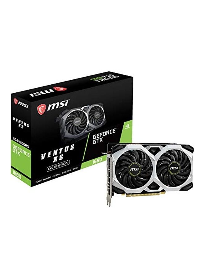 GeForce GTX 1660 192-Bit-DP 6GB GDRR5-OC Graphics Card Black