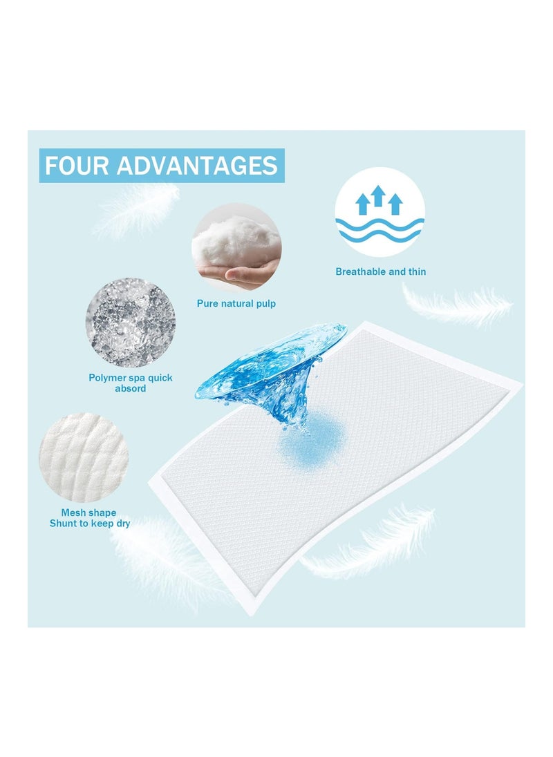 25 Pack Soft Non Woven Fabric Breathable Waterproof Underpads Portable Leak Proof Mattress Protector