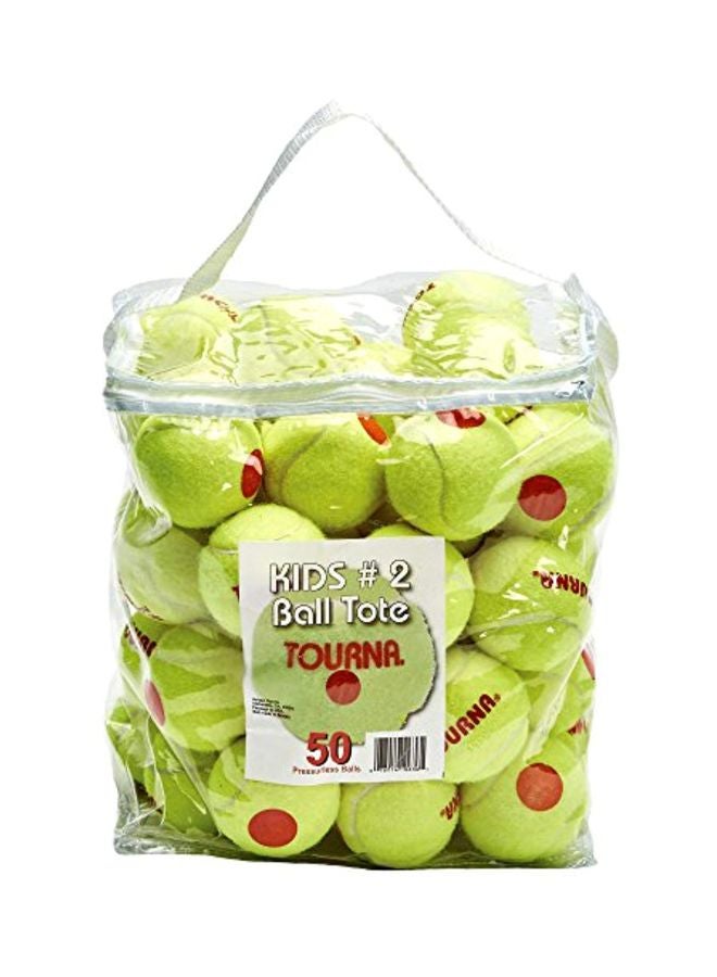 50-Piece Low Compression Transition Tennis Balls