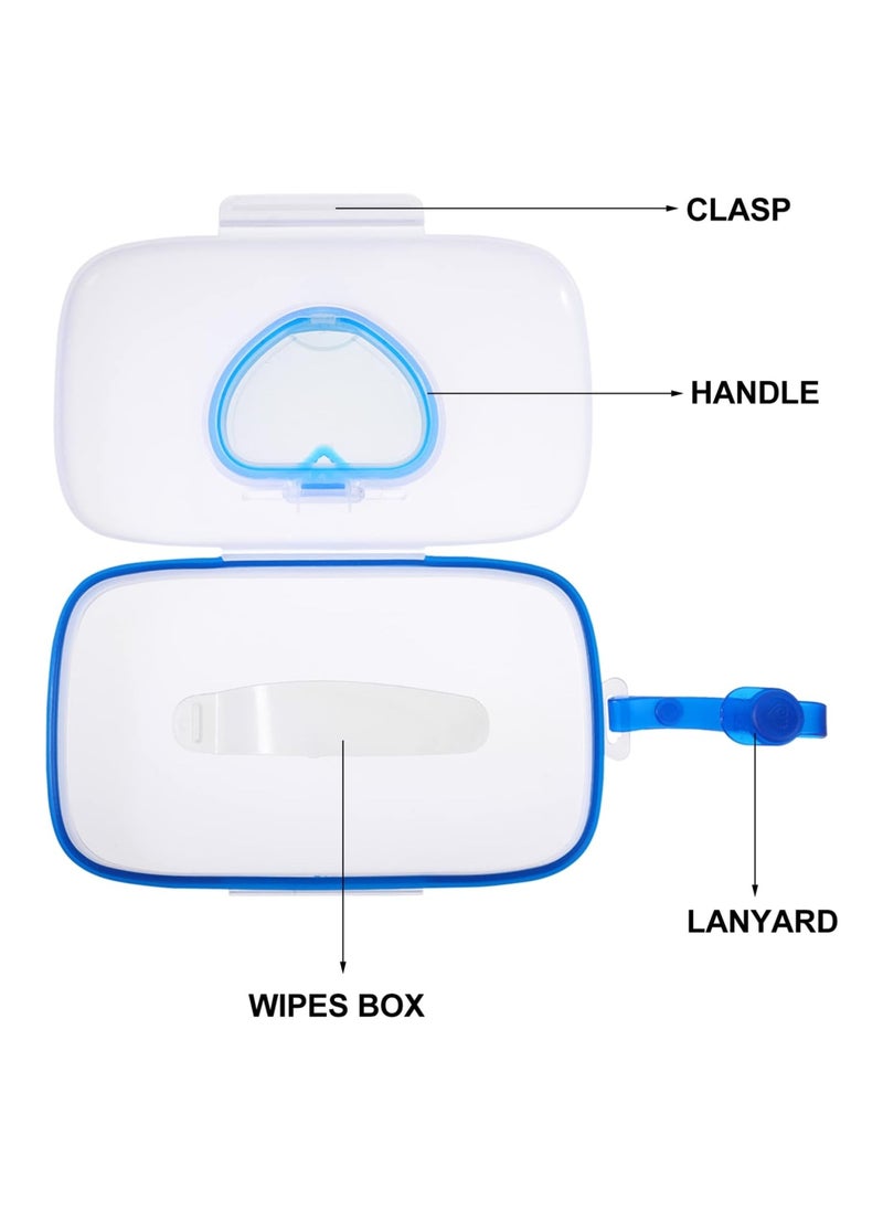 1 Piece Travel Tissue Dispenser Portable Wet Wipe Container Baby Wipe Dispenser Refillable Baby Wipe Holder Diaper Wipe Case