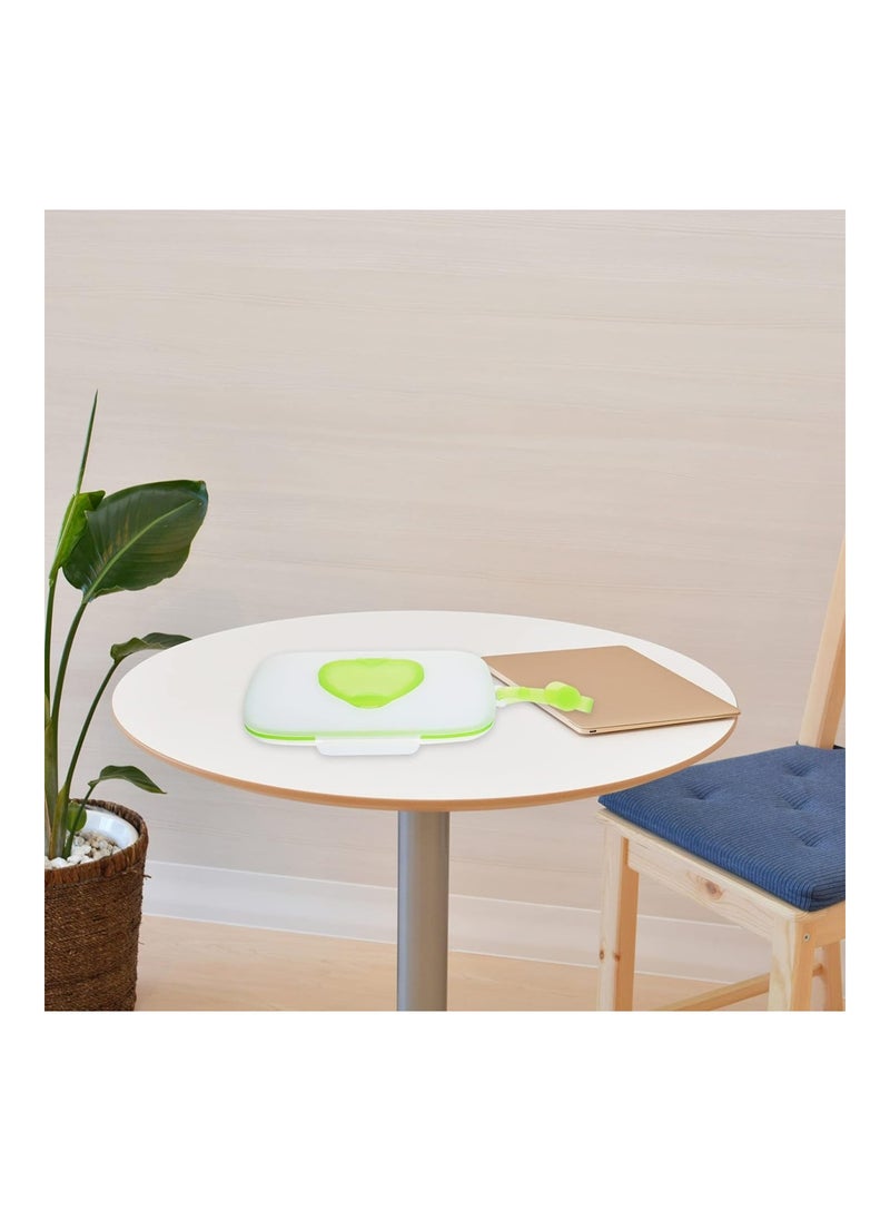 1Pcs Portable Wet Wipe Container For Travel Home Office Cars Green