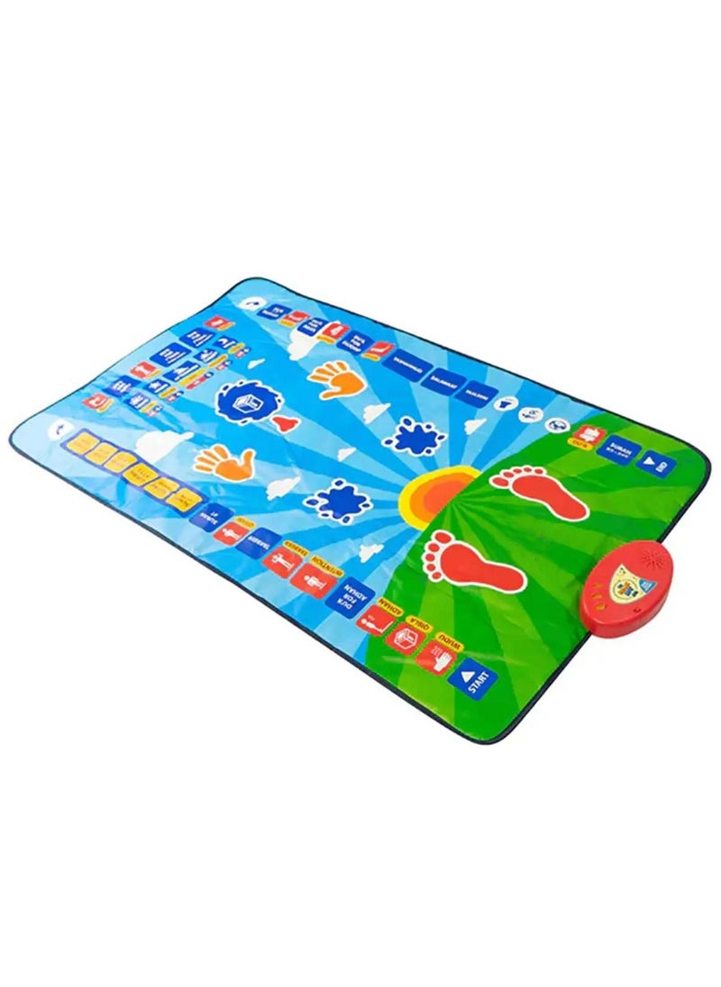 Electronic Kids Educational Prayer Mat - Interactive Learning and Fun for Children, Electronic Muslim Islamic Prayer Mat for Kids, Prayer Rug for Kids