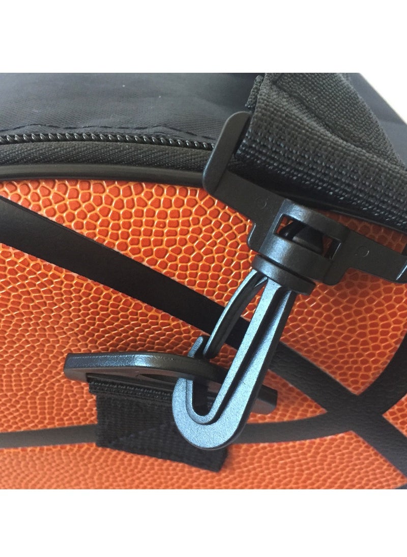 Large Capacity Basketball Bag Basketball Bag Sports Leather Basketball Storage Bag