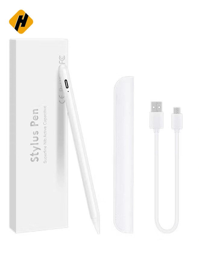 Active Digital Stylus Pen For Apple Ipad 2018 White