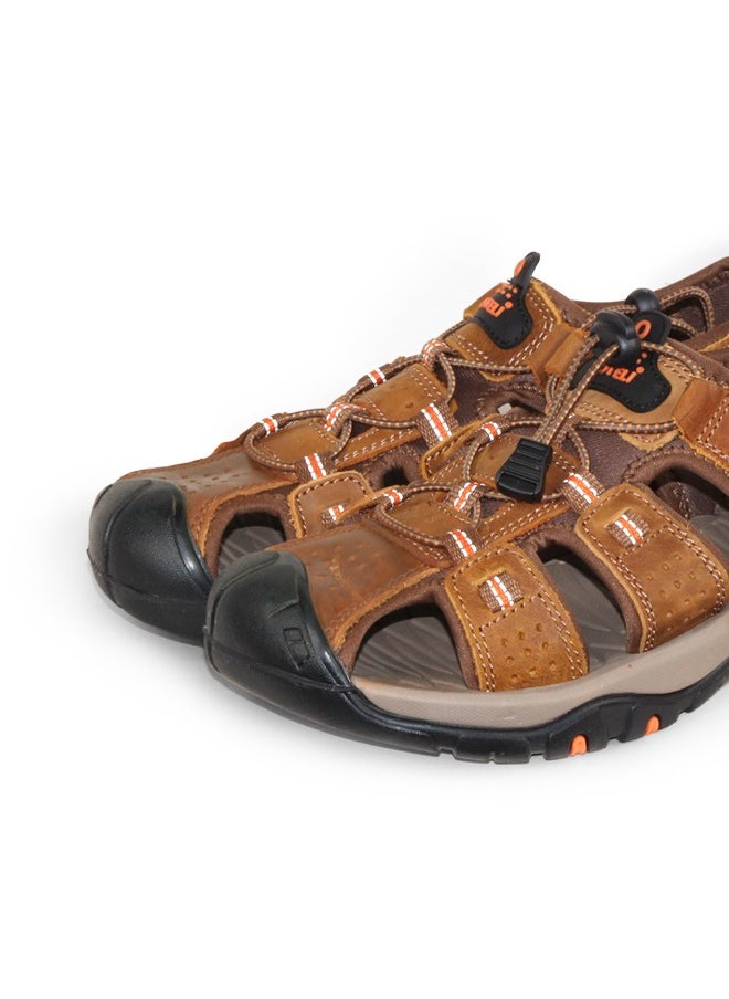 Double Buckle Summer Men's Beach Sandals Hiking Outdoor Flat Shoes Big Size 40-45