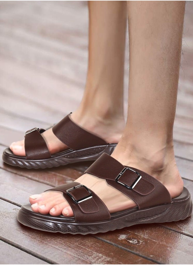 Fashion Casual Sandals Men's Summer New Casual Beach Shoes Soft Sole Breathable Non-Slip Sandals