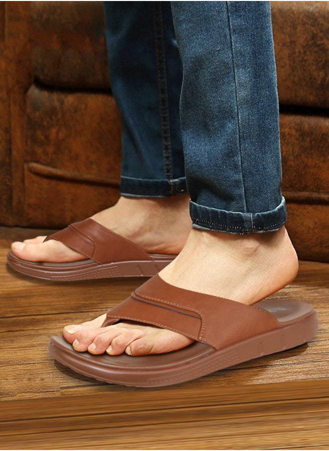 New Summer Men's Flip-Flops Outdoor Non-Slip Beach Shoes Casual Wear Stylish Sandals