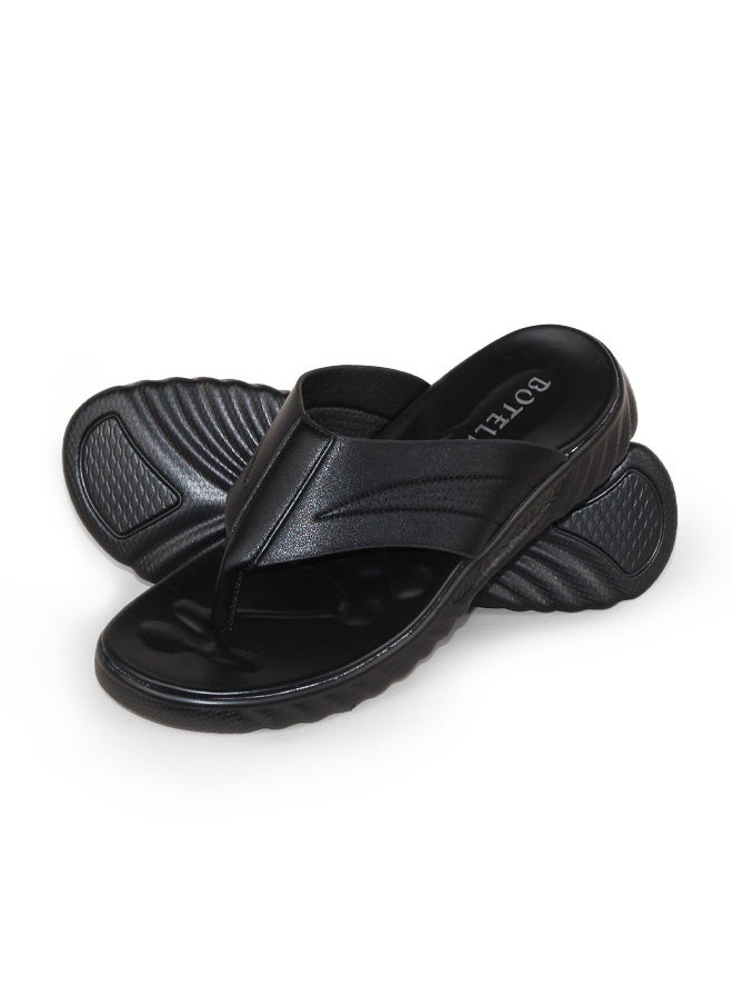 Men Genuine Leather Flip Flop Soft Outsole Latest Design Men Slides Flat Footwear Size 40-45 Sandals