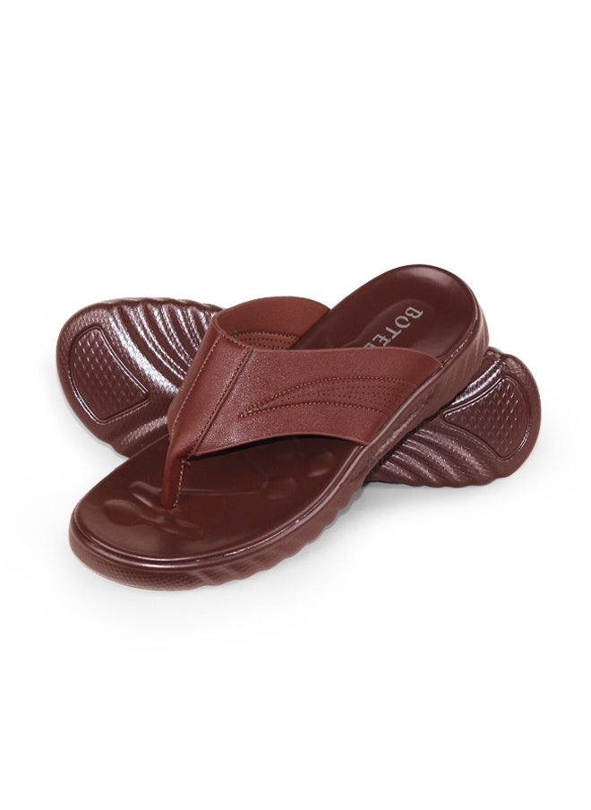 Anti Slippery Style Sandals Leather Men Summer Beach Casual Slipper Flip-Flops Outdoor