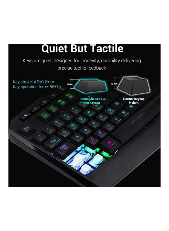 S101 3200 DPI Wired Gaming Keyboard