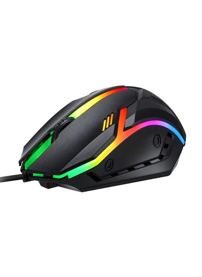 RGB Gaming Keyboard Mouse With Headset Mouse Pad For Pc Laptop Computer Gaming