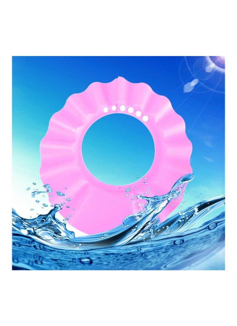 Safe Shampoo Shower Bathing Protection Bath Cap Soft Adjustable Visor Hat