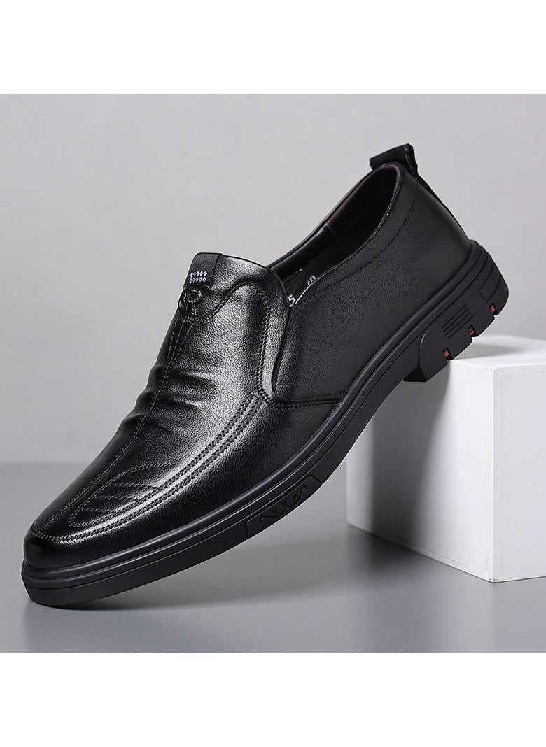Versatile Retro Casual Leather Shoes